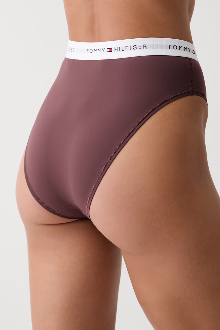 Odzież Tommy Hilfiger figi damskie UW0UW06640 bordowy