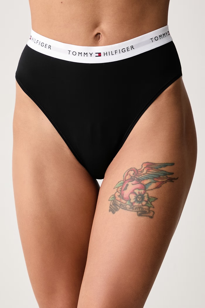 Tommy Hilfiger Figi damskie czarny UW0UW06640