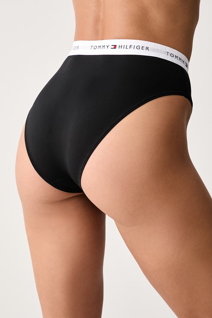 Odzież Tommy Hilfiger Figi damskie UW0UW06640 czarny