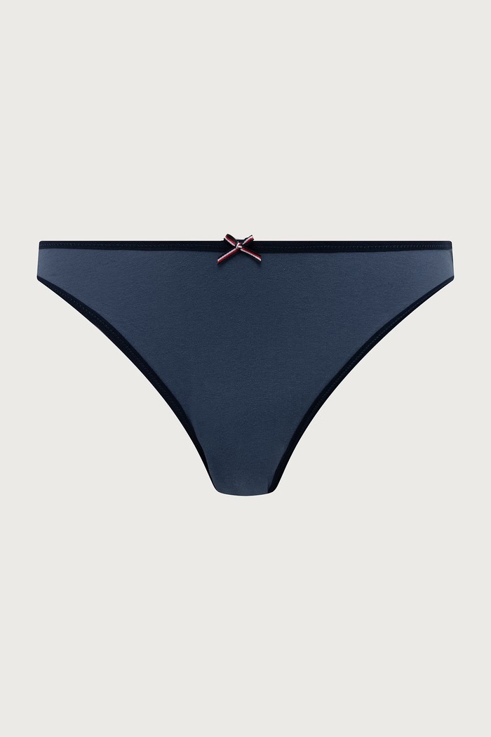 Ρούχα Tommy Hilfiger μπραζίλ γυναικεία 3-pack UW0UW06665 μπλε