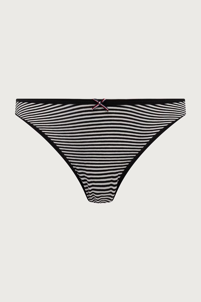 Tommy Hilfiger μπραζίλ γυναικεία 3-pack UW0UW06665 μαύρο AW26