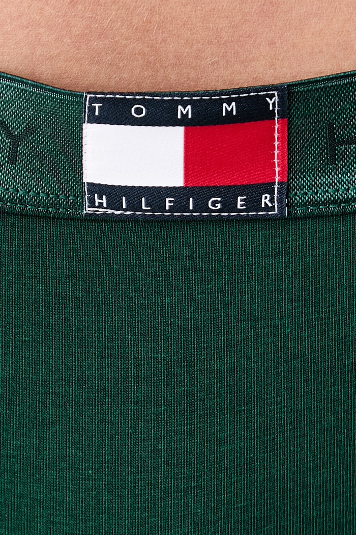 Ruházat Tommy Hilfiger Tanga női pamut elasztánnal UW0UW06682 zöld