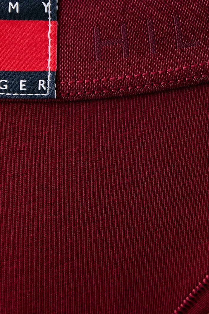 Прашки дамски от памук с еластан Tommy Hilfiger UW0UW06682 бордо