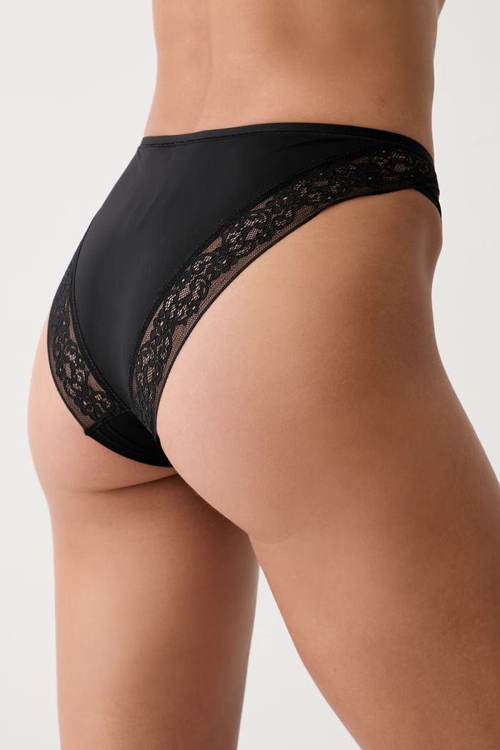 Odzież Tommy Hilfiger figi damskie UW0UW06644 czarny