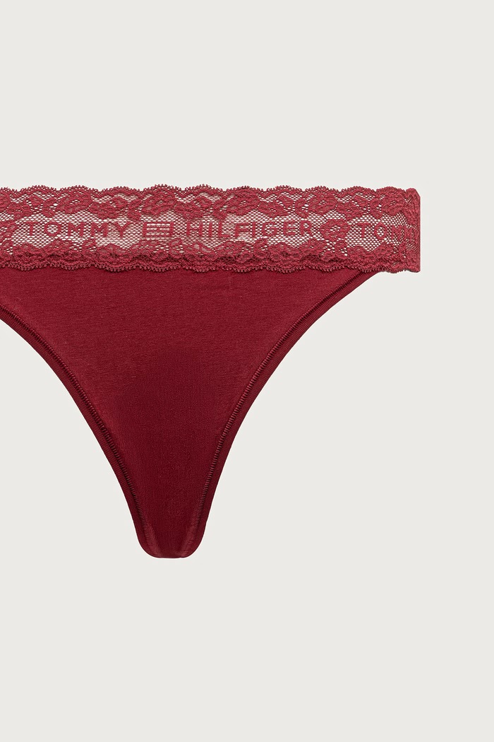 Tommy Hilfiger Tangá dámske bavlnené s elastanom 3-pak UW0UW06670