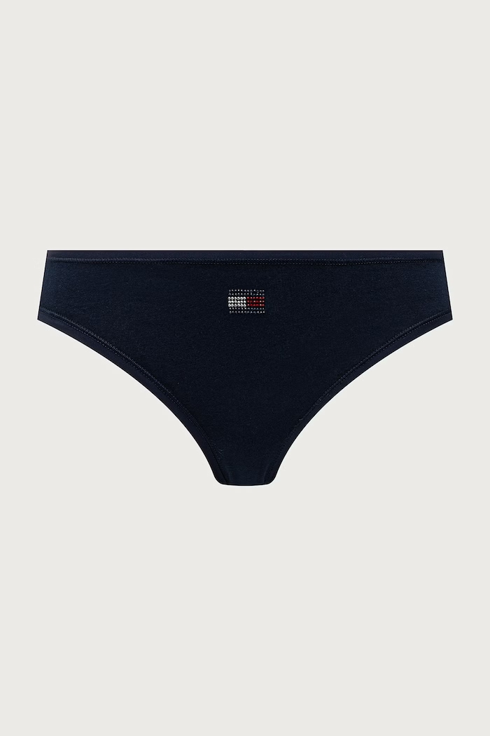 Odjeća Tommy Hilfiger Tange za žene od pamuka s elastanom 3-pack UW0UW06663 bordo