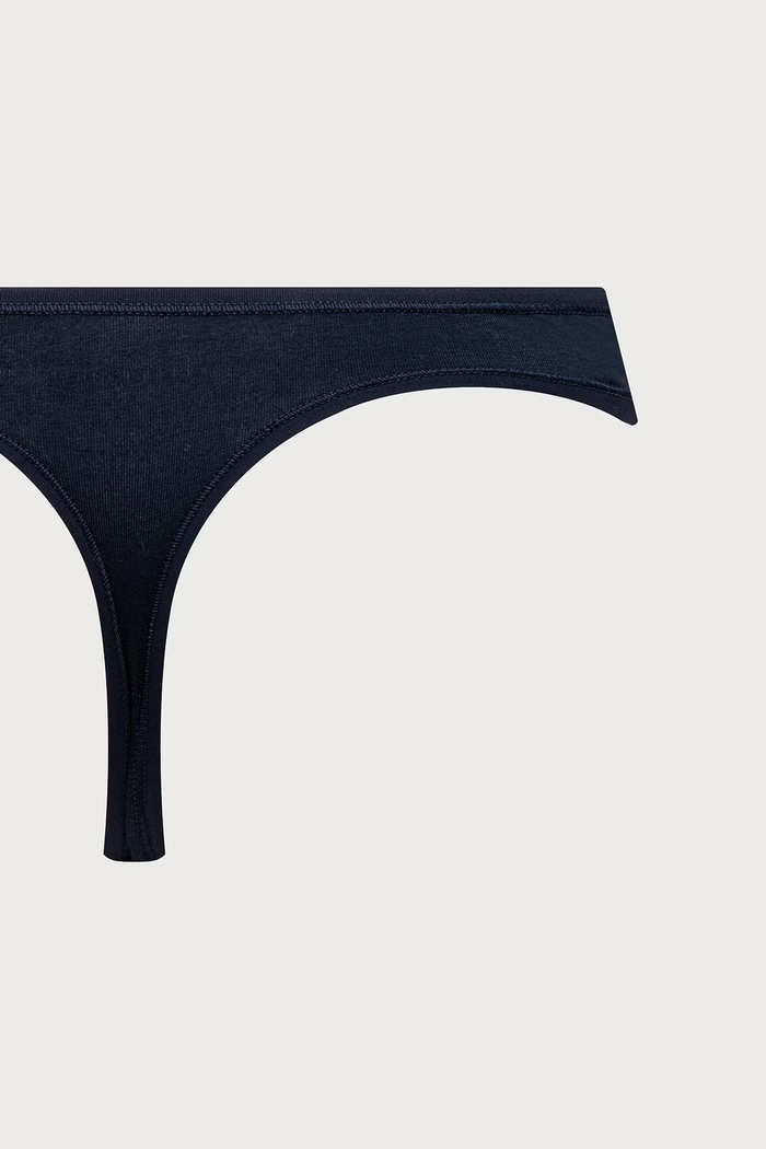 Tommy Hilfiger Tange za žene od pamuka s elastanom 3-pack UW0UW06663
