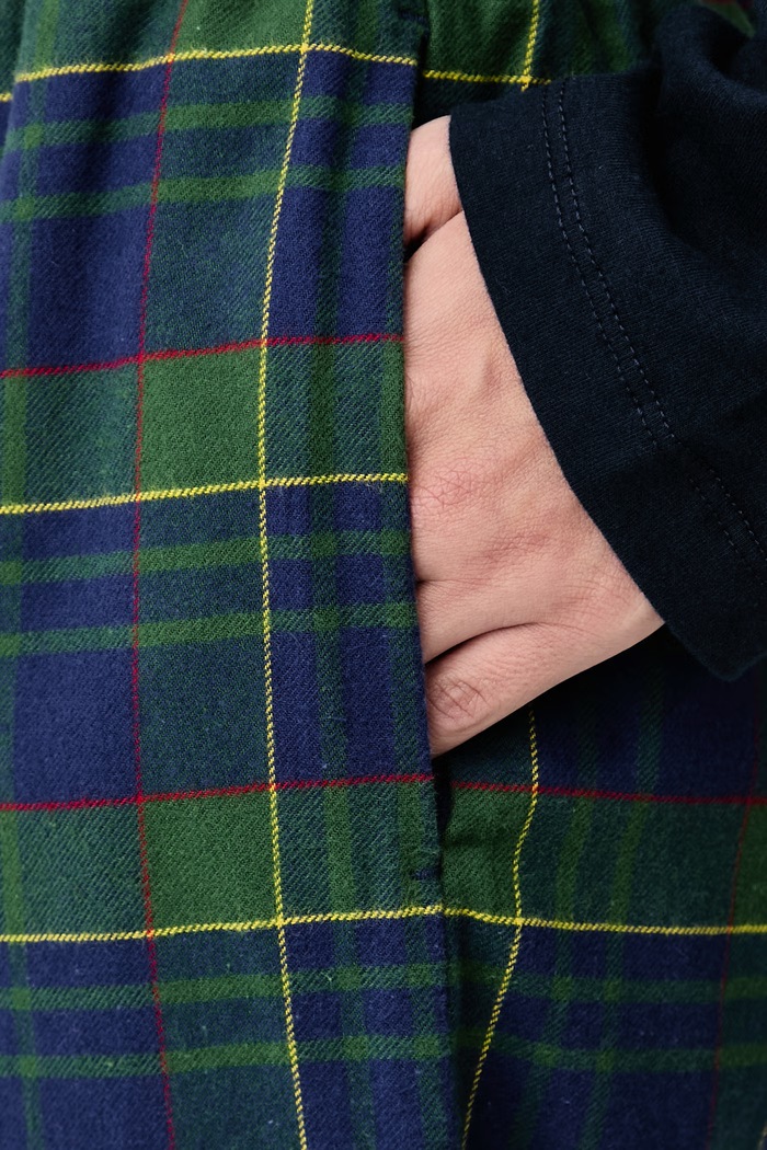 Spodnji del pižame ženski bombažen Tommy Hilfiger mornarsko modra UW0UW06597