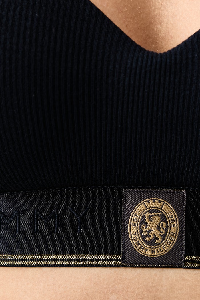 Grudnjak s pamukom Tommy Hilfiger UW0UW06677 mornarsko plava