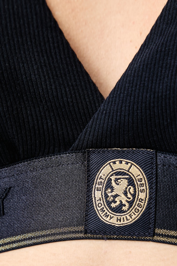 Grudnjak s pamukom Tommy Hilfiger UW0UW06676 mornarsko plava