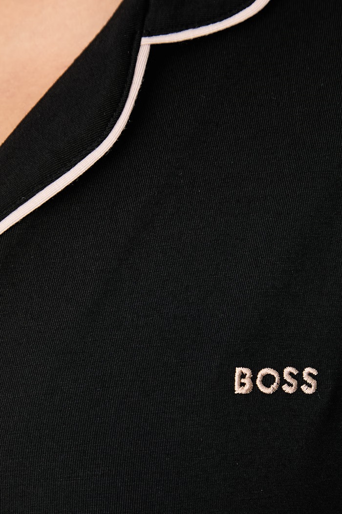 Spavaćica za žene s modalom Dreamline_Sleepshirt BOSS 50570983 crna