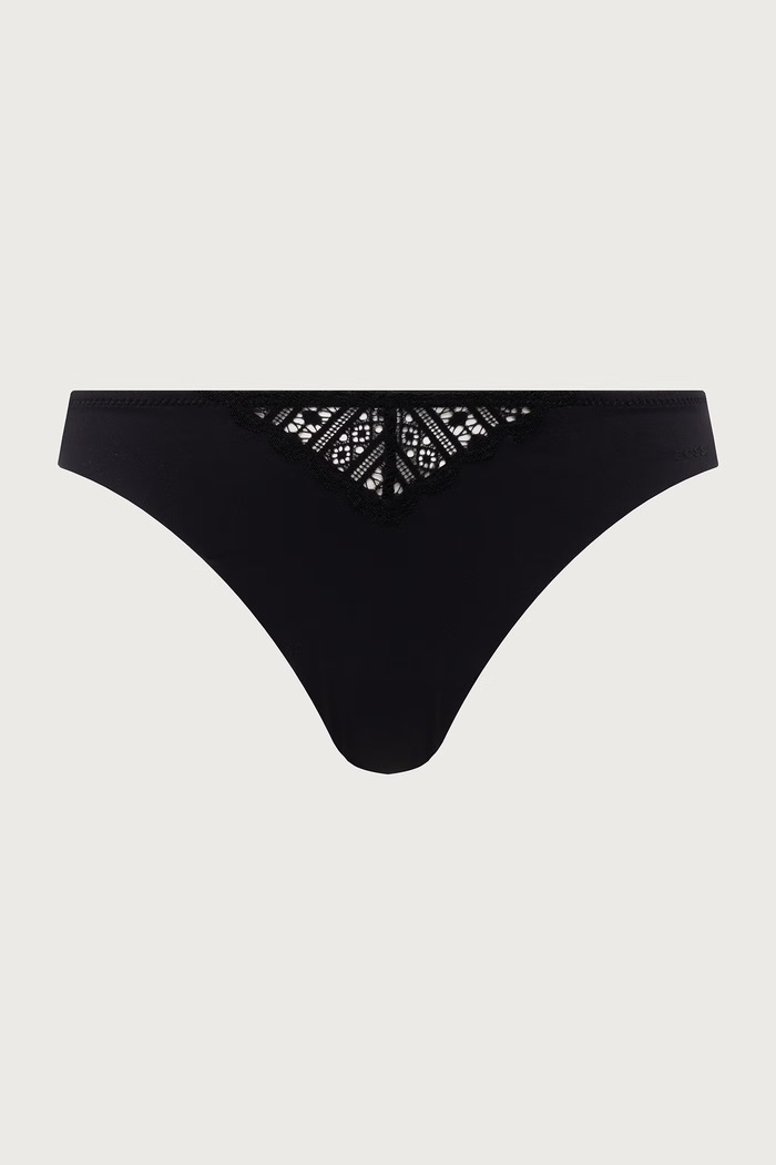 BOSS Tange za žene GIFT GIVING 3P THONG 3-pack 50571440 crna AW26