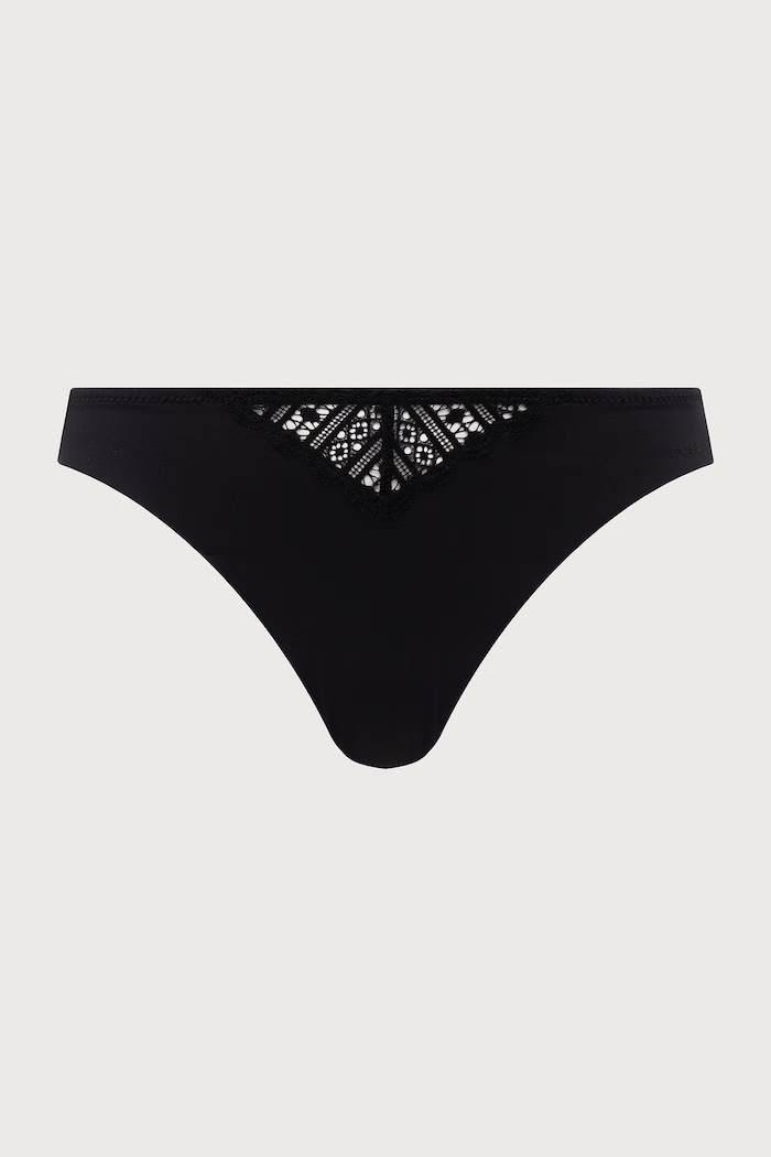 BOSS Tange za žene GIFT GIVING 3P THONG 3-pack 50571440 crna AW26