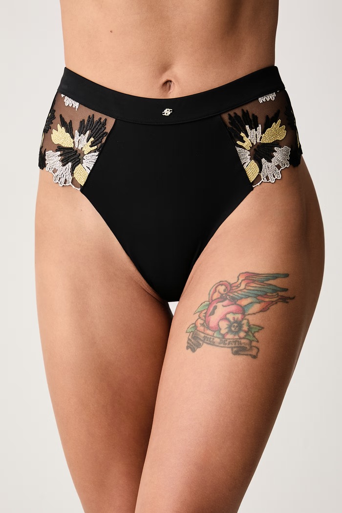 BOSS Бразиліани жіночі DAHLIA_HW THONG чорний 50570087