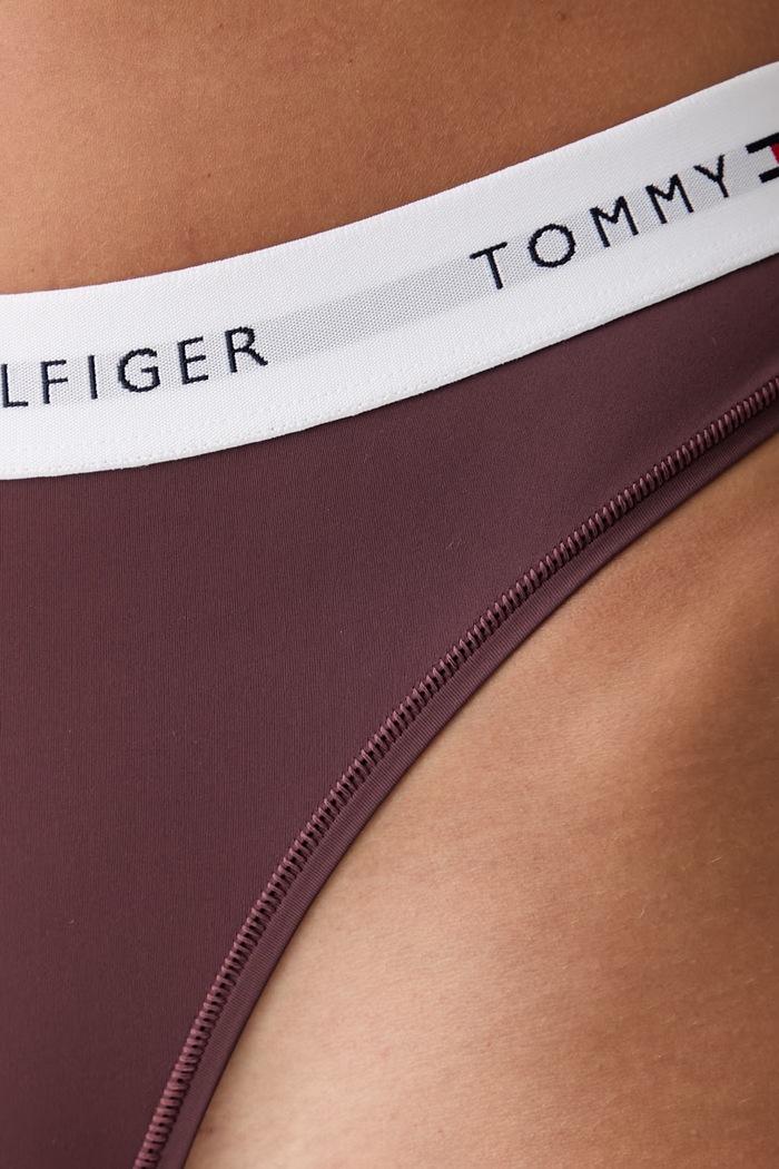 Tommy Hilfiger stringi damskie brązowy UW0UW06636