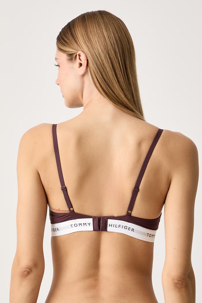 Tommy Hilfiger Σουτιέν UW0UW06637 καφέ AW26