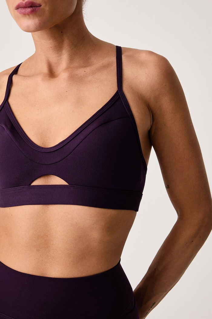Biustonosz sportowy Strappy Bralette Under Armour 6013743 fioletowy
