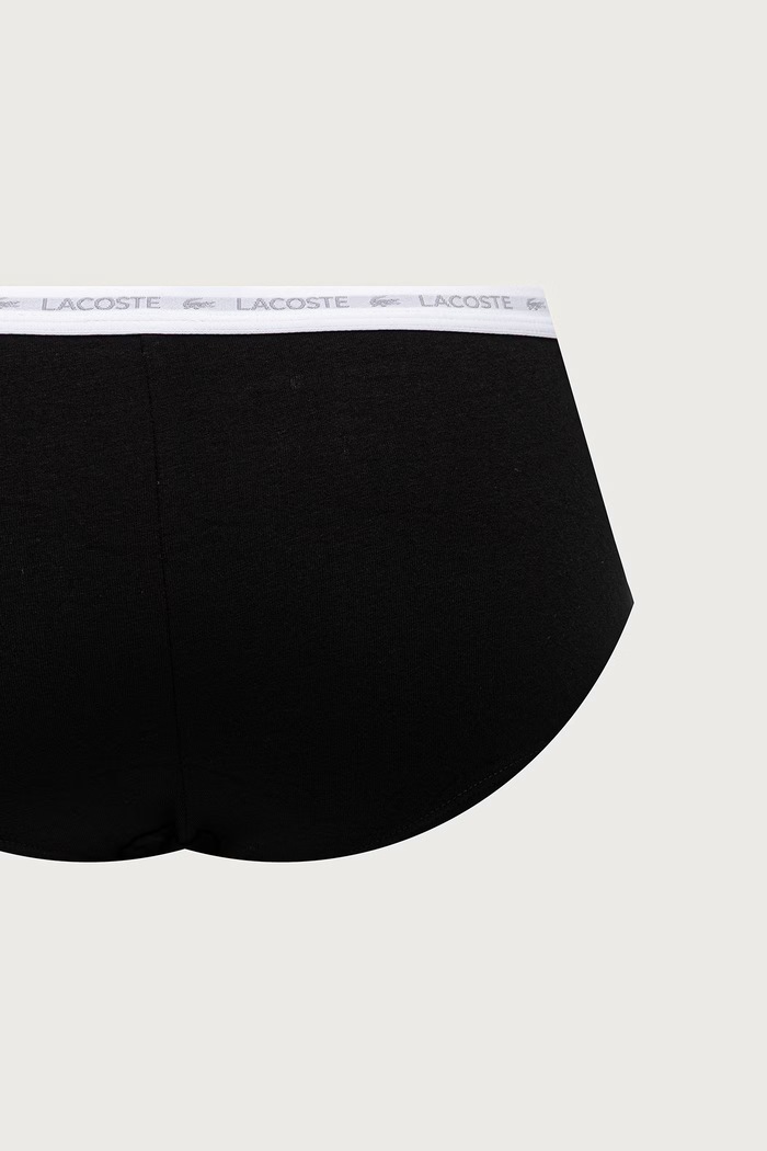 Lacoste Majtki damskie bawełniane z elastanem 3-pack 5F8881