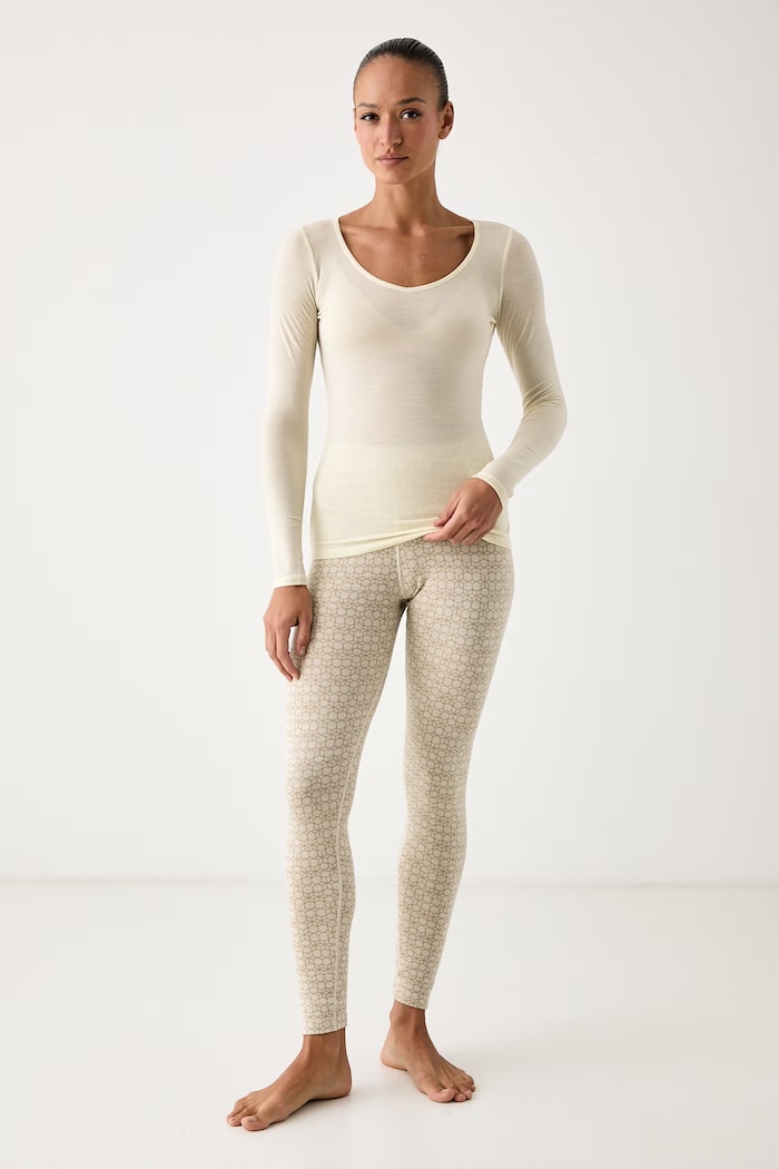 Icebreaker Longsleeve funkcyjny damski z wełną merino Siren IB1031940001 żółty AW26