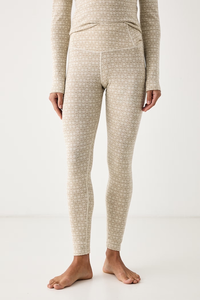Icebreaker Legginsy funkcyjne damskie z wełny merino Merino 260 Oasis beżowy IB0A57JB0NU1