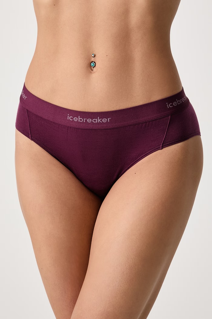 Icebreaker Figi damskie z wełną merino Merino 125 Cool-Lite fioletowy IB0A57250PB1