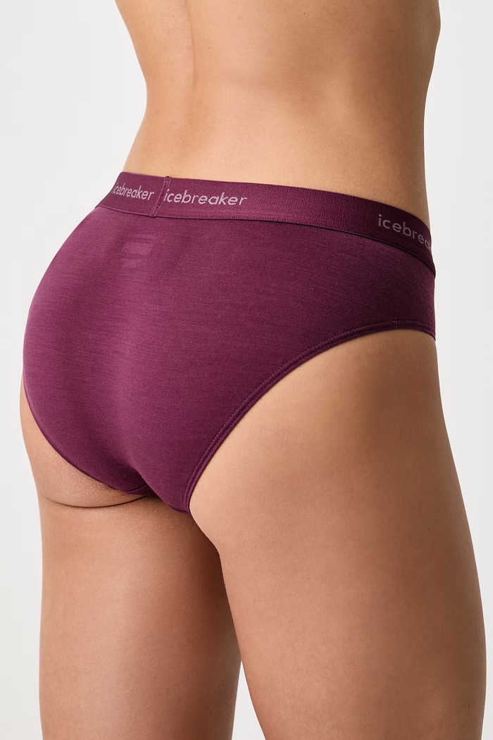 Odzież Icebreaker Figi damskie z wełną merino Merino 125 Cool-Lite IB0A57250PB1 fioletowy