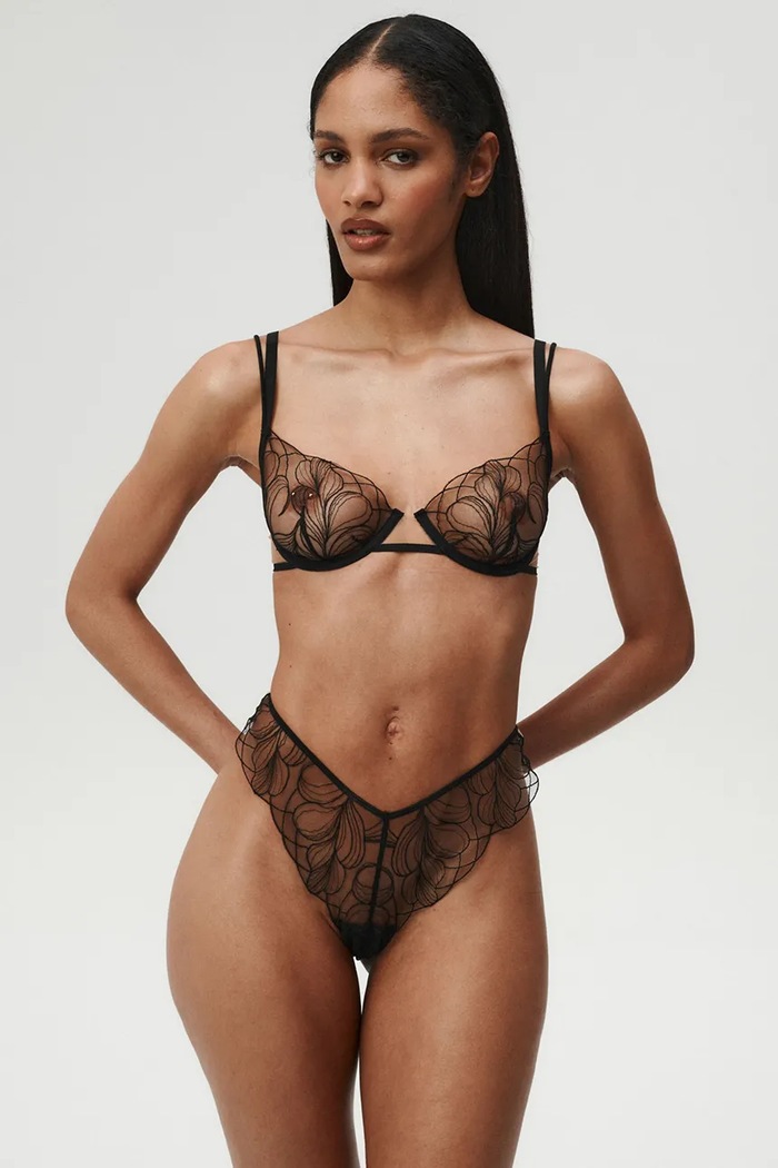 Undress Code στρινγκ δαντέλα Magnetic 1329 μαύρο AW26
