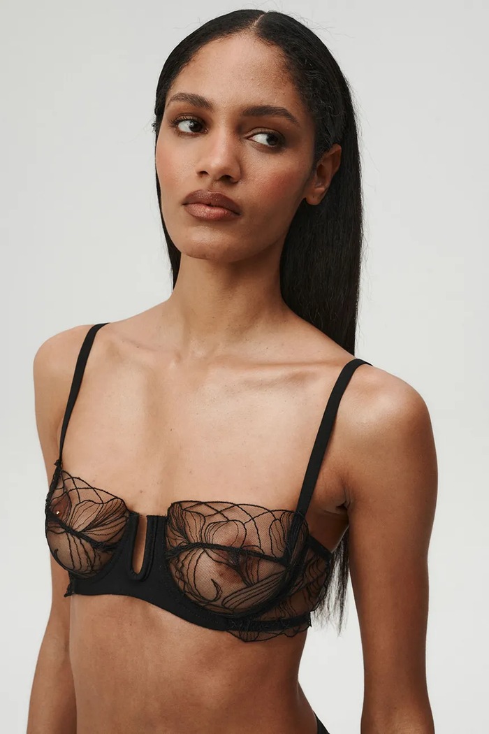 Undress Code μπαλκονέ σουτιέν δαντέλα Sensual 1331 μαύρο