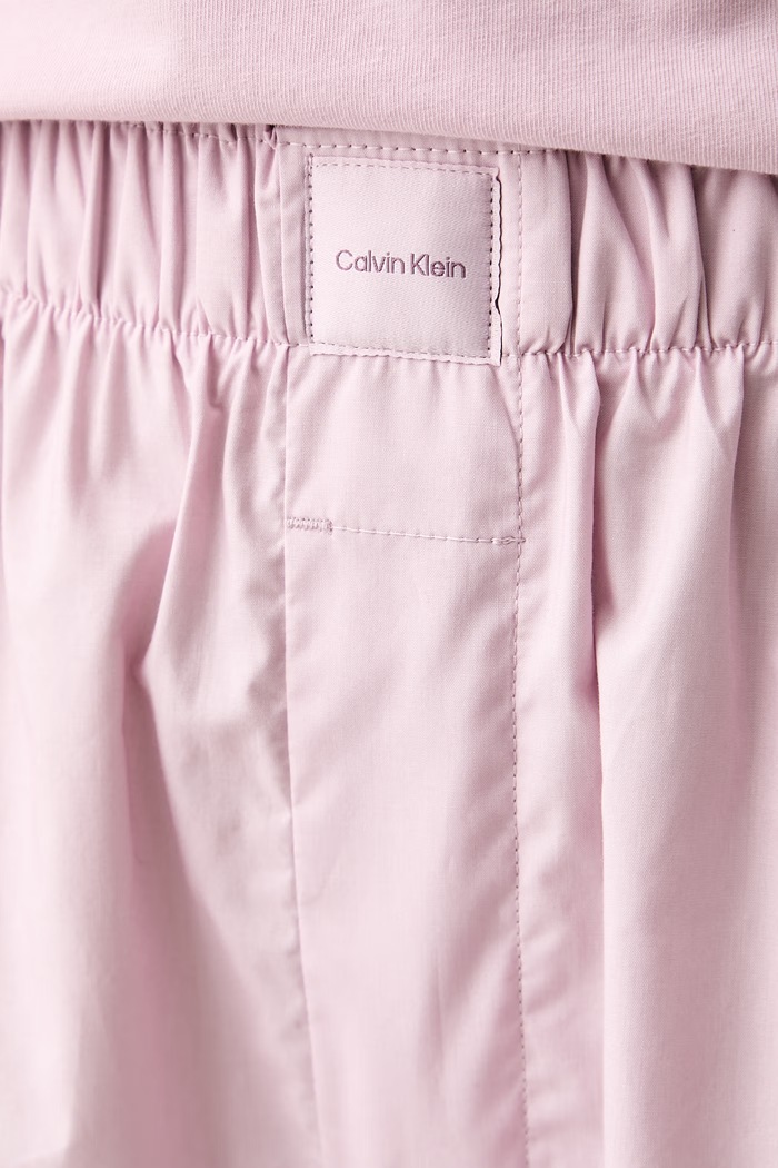 Calvin Klein Underwear πυτζάμες δύο τεμαχίων γυναικείες με βαμβάκι LV00QS7638