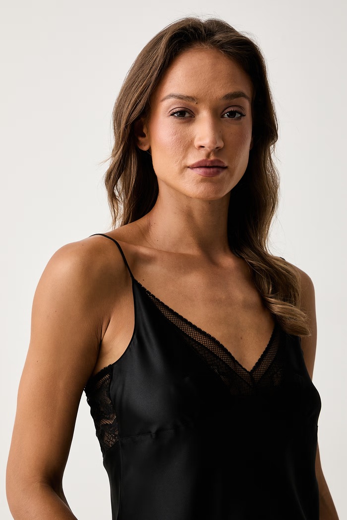 Calvin Klein Underwear koszula piżamowa damska czarny LV00QS7672