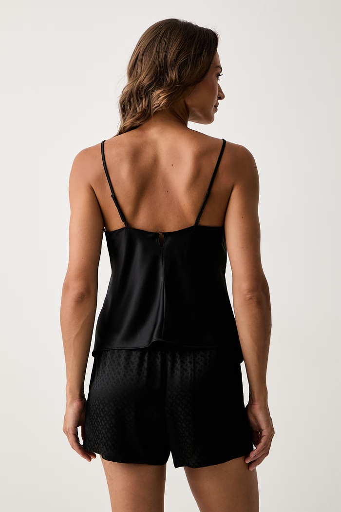 Oblečenie Calvin Klein Underwear pyžamový top dámsky LV00QS7670 čierna