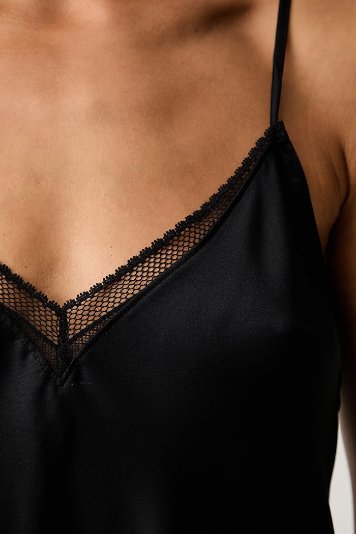 Calvin Klein Underwear pyžamový top dámsky LV00QS7670 čierna
