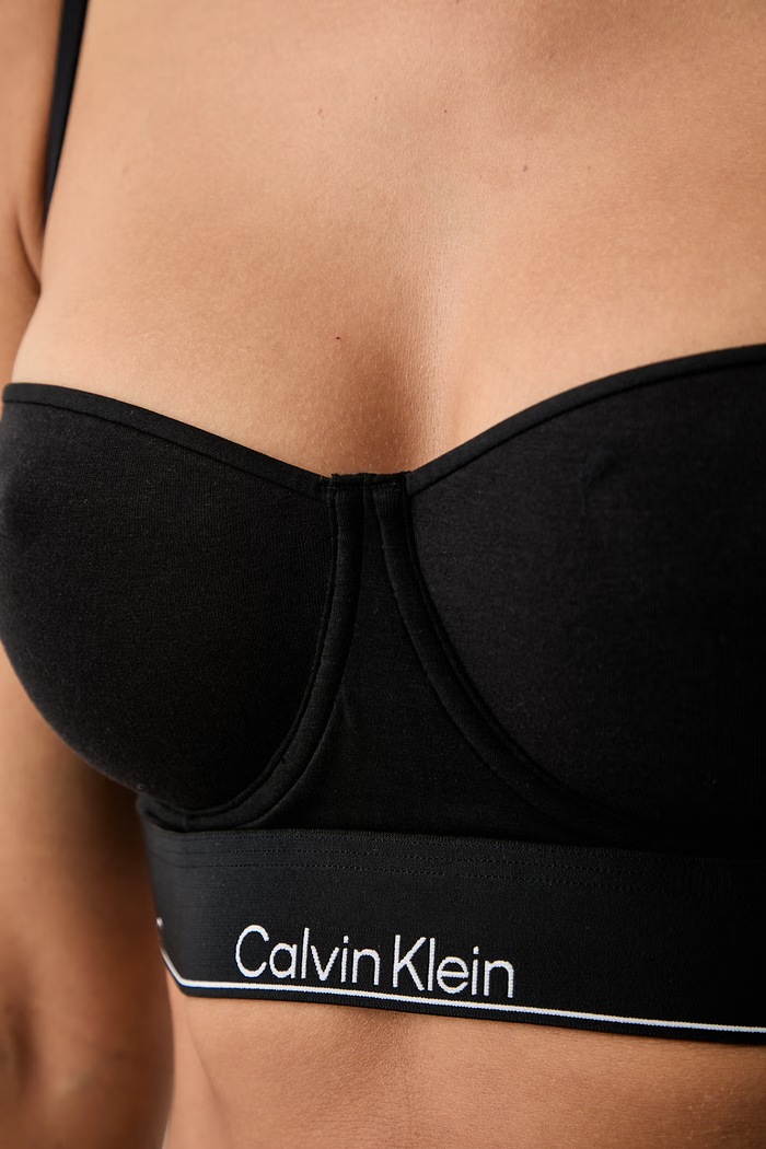 Odzież Calvin Klein Underwear balkonetka LV00QF8666 czarny