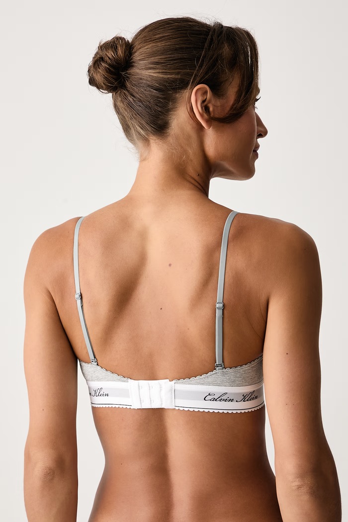 Odzież Calvin Klein Underwear Biustonosz trójkątny LV00QF9070 szary