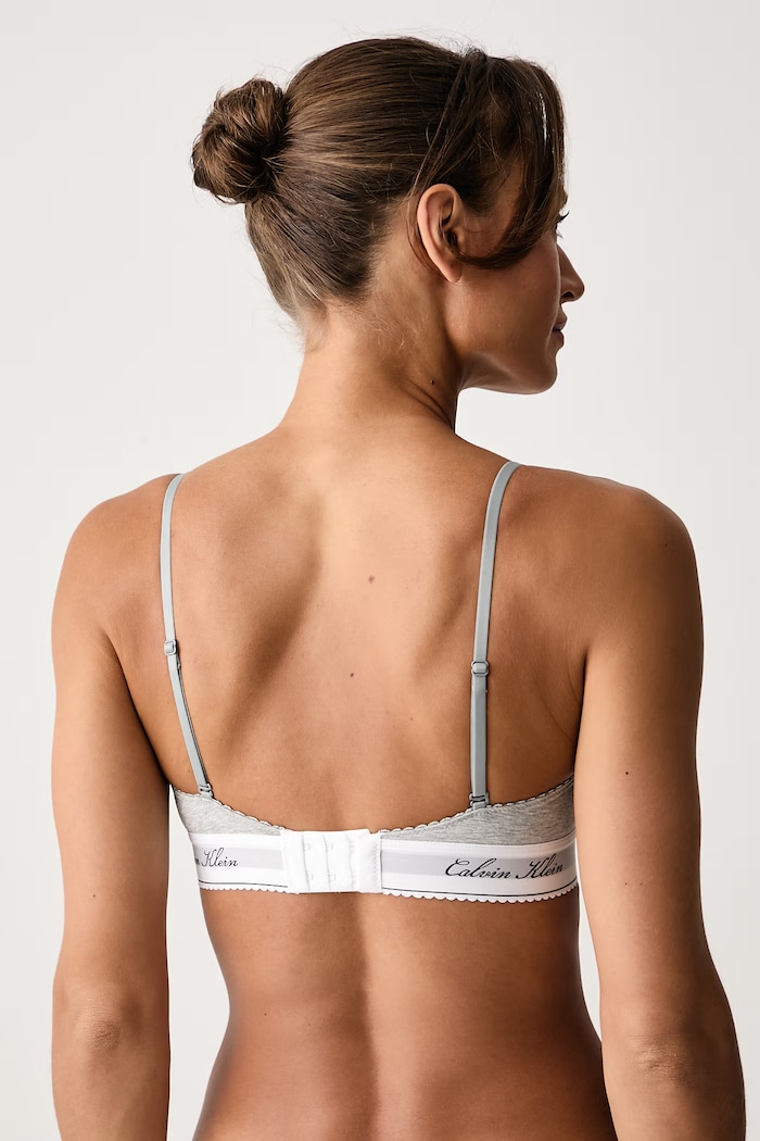 Odzież Calvin Klein Underwear Biustonosz trójkątny LV00QF9070 szary