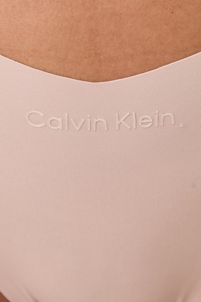 Îmbrăcăminte Calvin Klein Underwear Chiloți g-string pentru femei LV00QF8809 bej