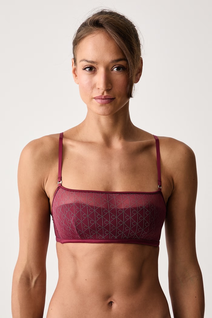 Calvin Klein Underwear Biustonosz bordowy LV00QF8973