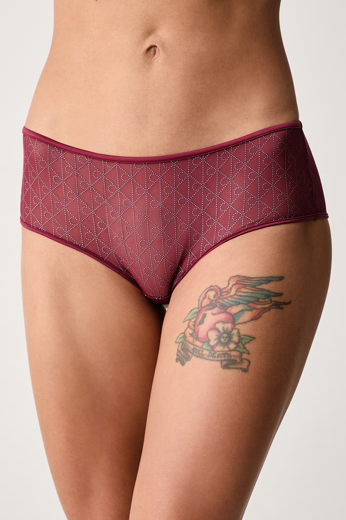 Calvin Klein Underwear Figi damskie bordowy LV00QF8954