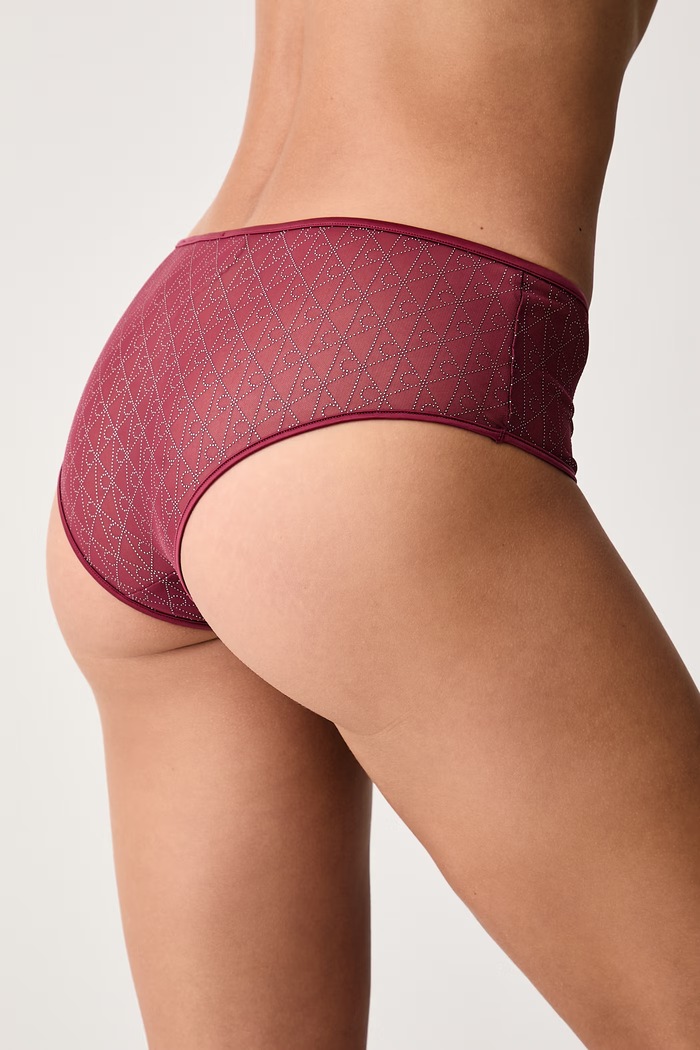 Odzież Calvin Klein Underwear Figi damskie LV00QF8954 bordowy
