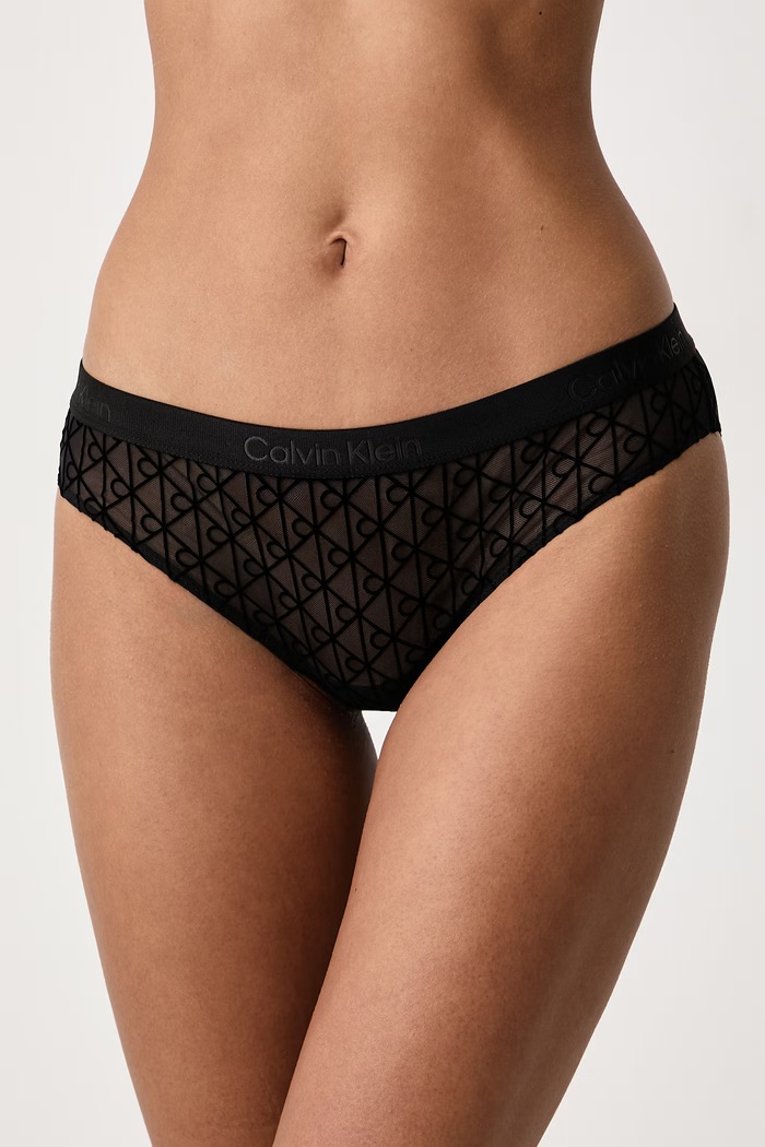 Calvin Klein Underwear Бикини дамски черен LV00QF9092