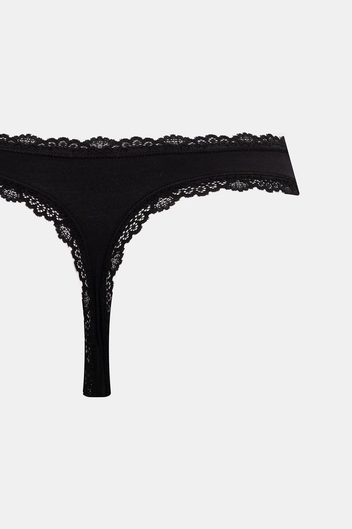 Calvin Klein Underwear stringi damskie bawełniane z elastanem 2-pack LV00QF9126 szary