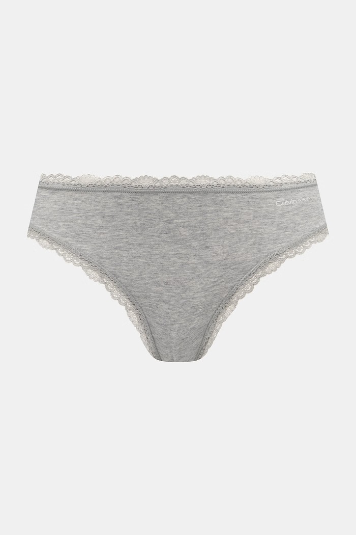 Odzież Calvin Klein Underwear figi damskie 2-pack LV00QF9125 szary