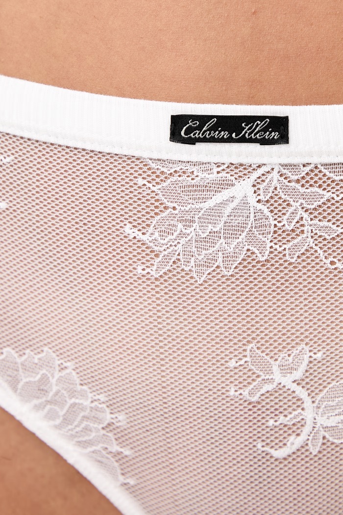 Κιλότα Γυναικεία Calvin Klein Underwear LV00QF9103 λευκό