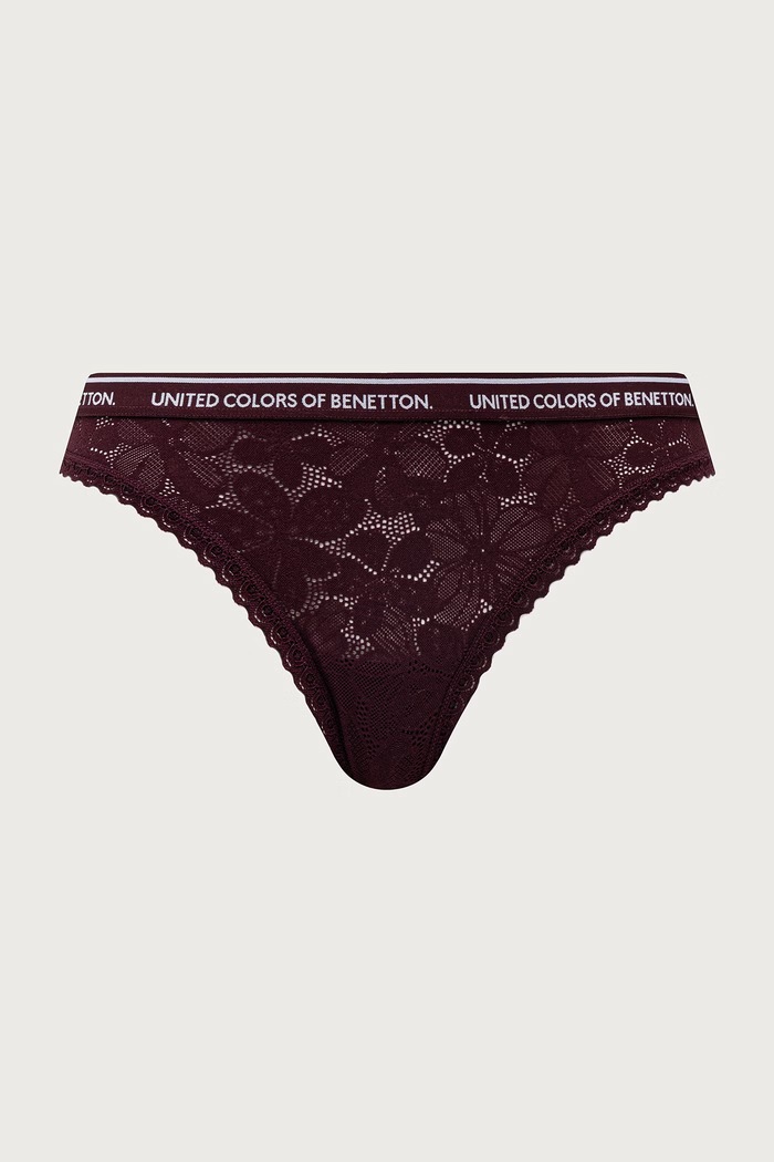 Odzież United Colors of Benetton Stringi damskie 2-pack 39J61S036 biały