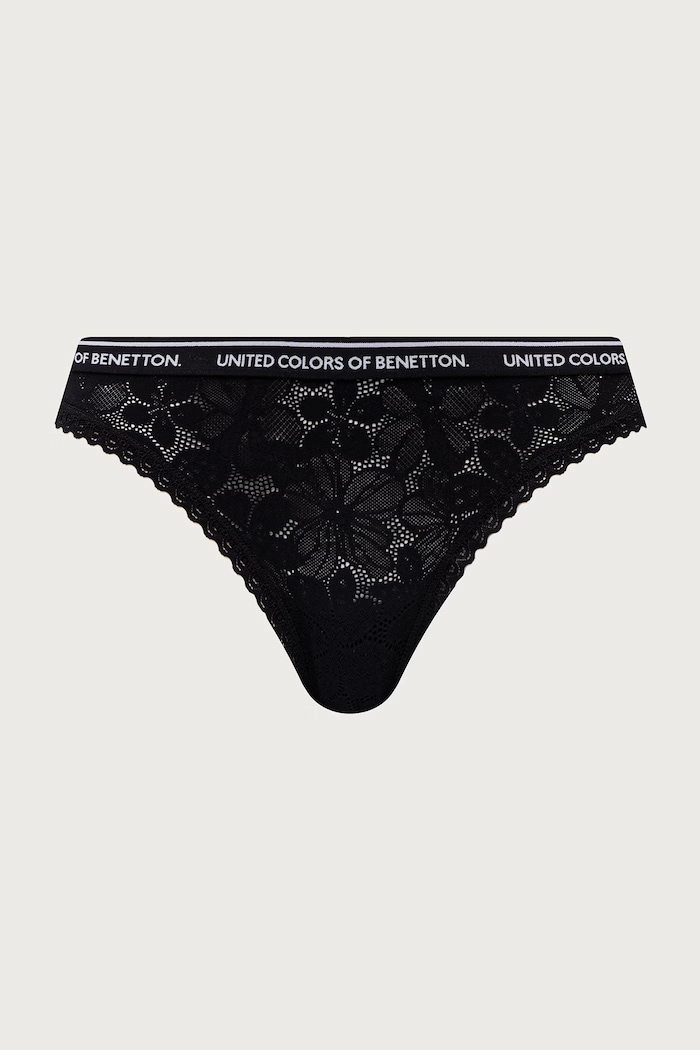 United Colors of Benetton Stringi damskie 2-pack 39J61S036 beżowy AW26