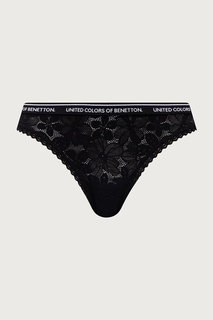 United Colors of Benetton Stringi damskie 2-pack 39J61S036 beżowy AW26