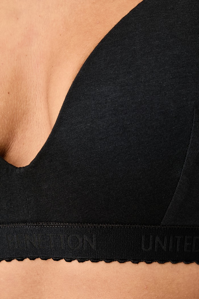 Дрехи United Colors of Benetton С памук 3G681R02G черен