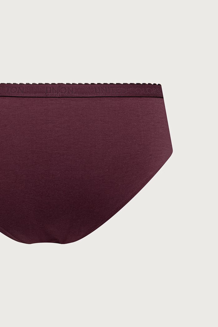 United Colors of Benetton Majtki damskie bawełniane z elastanem 3-pack 3G681S033