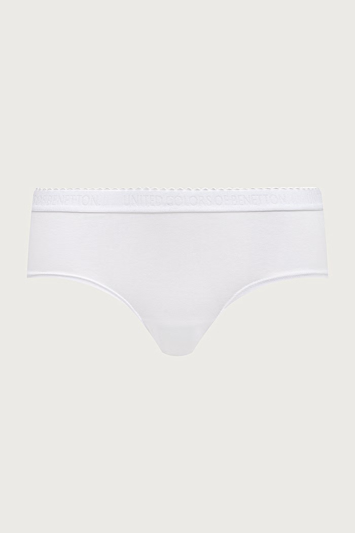 Odzież United Colors of Benetton Majtki damskie bawełniane z elastanem 3-pack 3G681S033 czarny