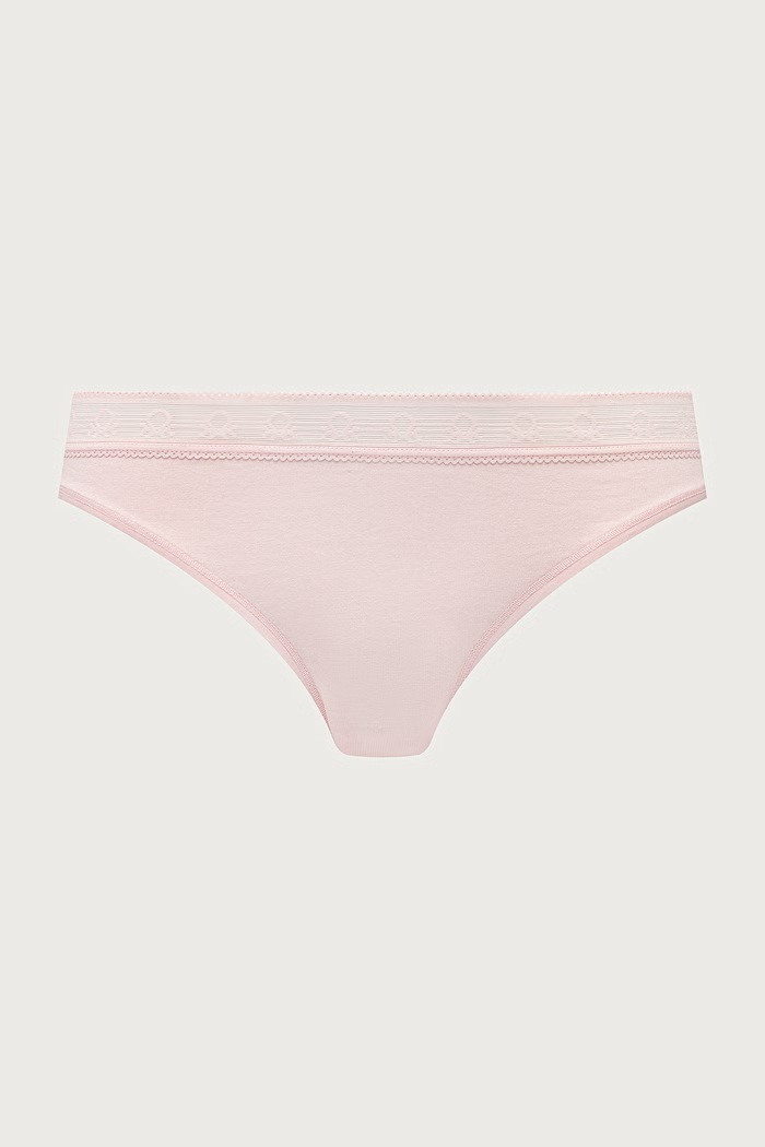 United Colors of Benetton Majtki damskie bawełniane z elastanem 3-pack 3G681S03A różowy AW26